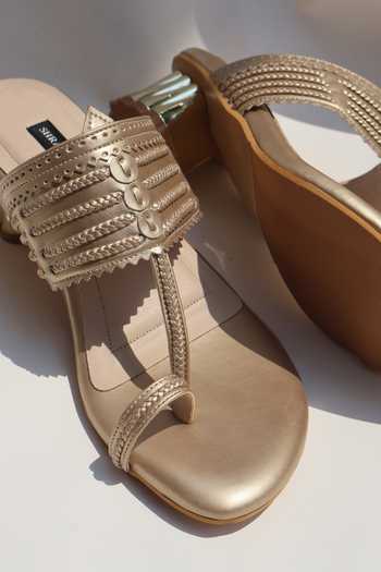 Shradha Hedau Footwear Couture Meridian Kolhapuri Block Heels 
