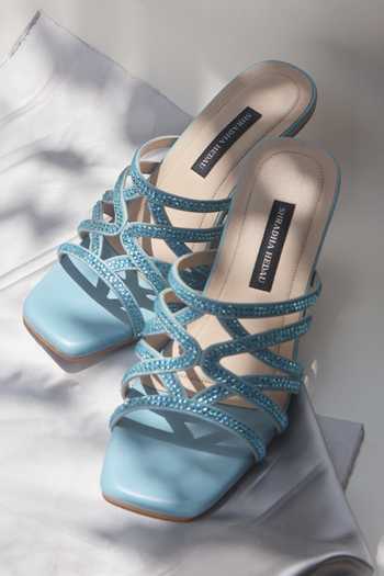 Shradha Hedau Footwear Couture Marina Embellished Strap Heels 