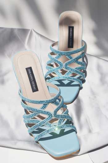 Shradha Hedau Footwear Couture Marina Embellished Strap Heels 