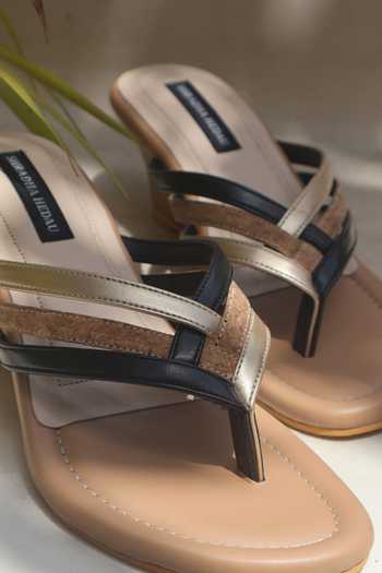 Shop Shradha Hedau Footwear Couture Beige Lucia Open Toe Wedges Online at Aza Fashions Shop_Shradha Hedau Footwear Couture_Beige Lucia Open Toe Wedges _Online_at_Aza_Fashions