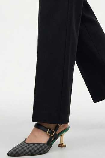 Shradha Hedau Footwear Couture Muriel Houndstooth Pointed Toe Heels