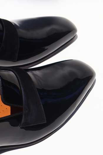 Shradha Hedau Footwear Couture Black Stan Moccasin Loafers Online at Aza Fashions Shradha Hedau Footwear Couture_Black Stan Moccasin Loafers _Online_at_Aza_Fashions