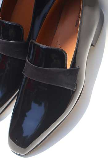 Shradha Hedau Footwear Couture Black Stan Moccasin Loafers at Aza Fashions Shradha Hedau Footwear Couture_Black Stan Moccasin Loafers _at_Aza_Fashions
