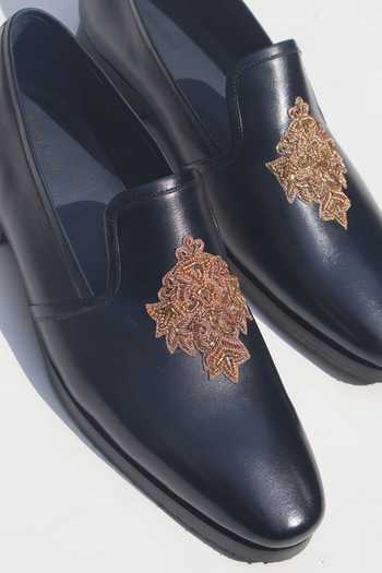 Shradha Hedau Footwear Couture Henry Leather Moccasin Shoes