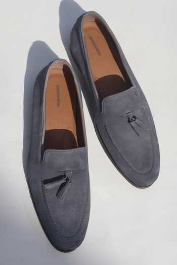 Shradha Hedau Footwear Couture Vincent Suede Moccasin Loafers