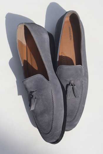 Shradha Hedau Footwear Couture Vincent Suede Moccasin Loafers