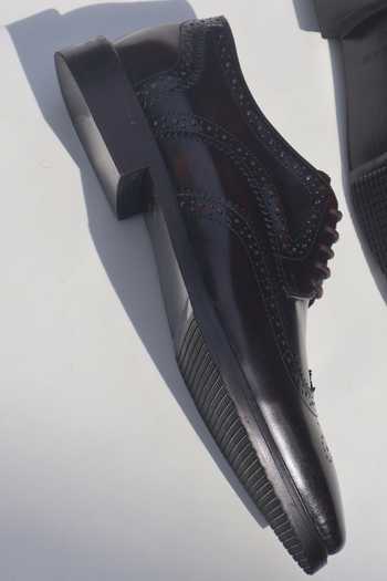 Buy Shradha Hedau Footwear Couture Brown Dominic Leather Moccasin Shoes Online at Aza Fashions Buy_Shradha Hedau Footwear Couture_Brown Dominic Leather Moccasin Shoes _Online_at_Aza_Fashions