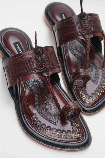 Shradha Hedau Footwear Couture Tejas Kolhapuri Slider Sandals