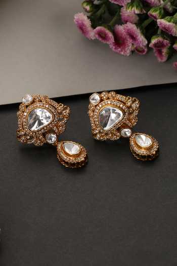 Swabhimann Polki Stud Earrings 
