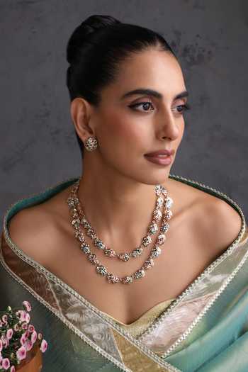 Swabhimann Jadau Layered Necklace Set 