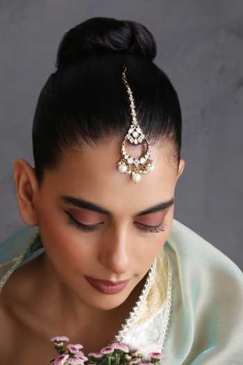 Swabhimann Polki Embellished Maangtikka 