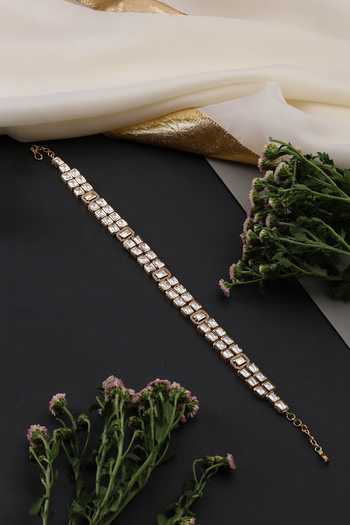 Swabhimann Polki Embellished Mathapatti 