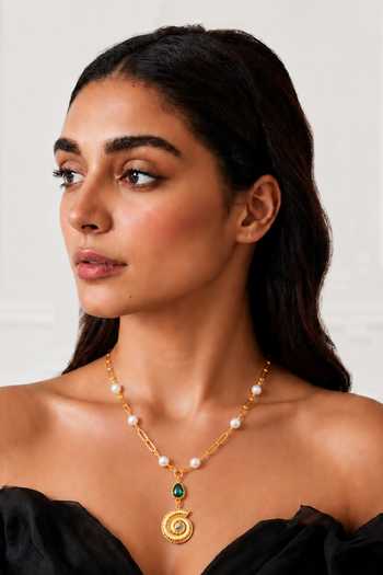 Tad Accessories Brass Necklace 