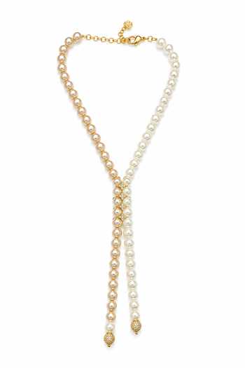 Tad Accessories Pearl Long Necklace 