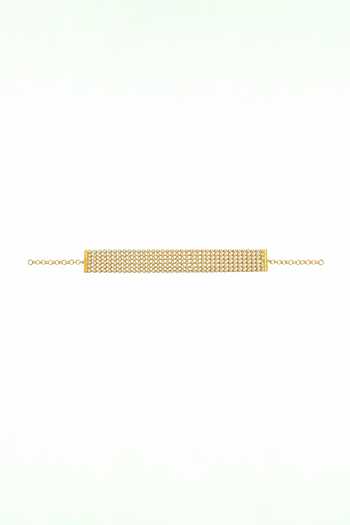 Tad Accessories Brass Choker Necklace 