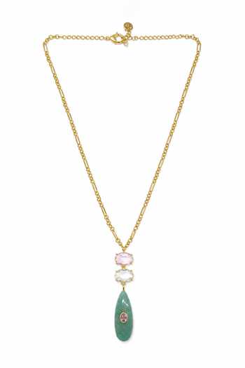 Tad Accessories Stone Pendant Necklace 