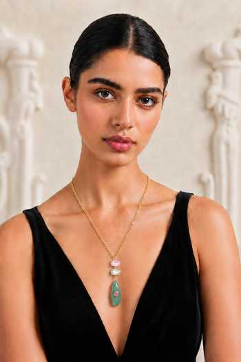 Tad Accessories Stone Pendant Necklace 