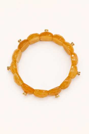 Tad Accessories Handmade Faceted Bead Bracelet 