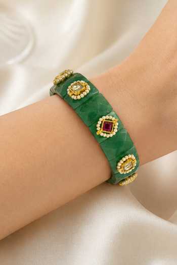 Tad Accessories Handmade Imitation Polkis Bracelet 