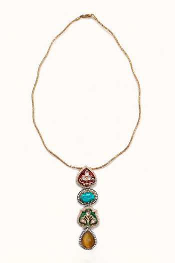 Tad Accessories Stone Pendant Necklace 