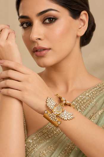 Zevar By Geeta Kundan Polki Cuff