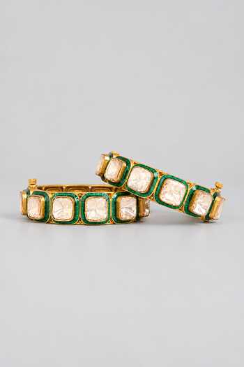 Zevar By Geeta Kundan Polki Bangles 