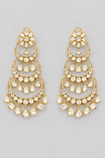 Zevar By Geeta Kundan Polki Earrings