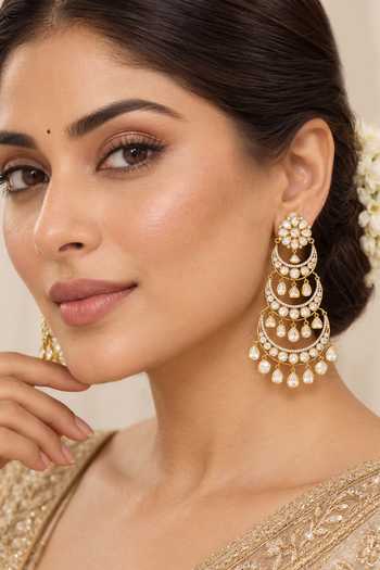 Zevar By Geeta Kundan Polki Earrings