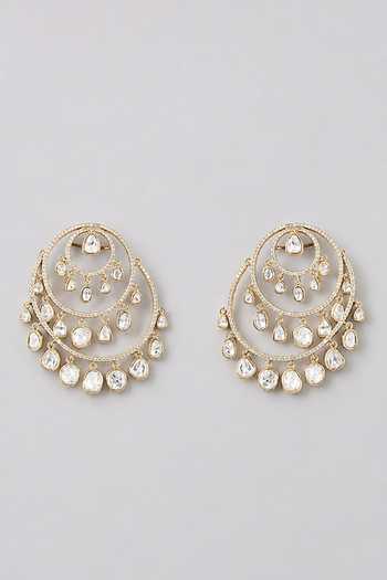 Zevar By Geeta Kundan Polki Chandbalis