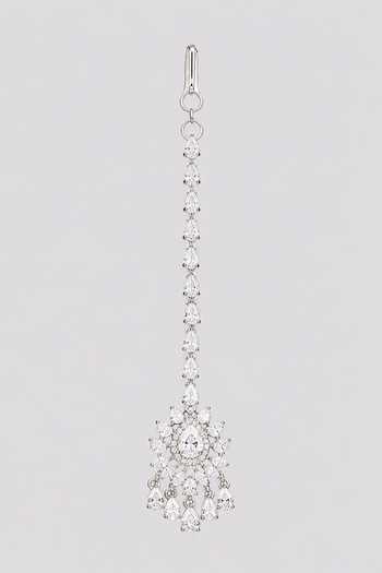 Zevar By Geeta Stone Studded Maang Tikka