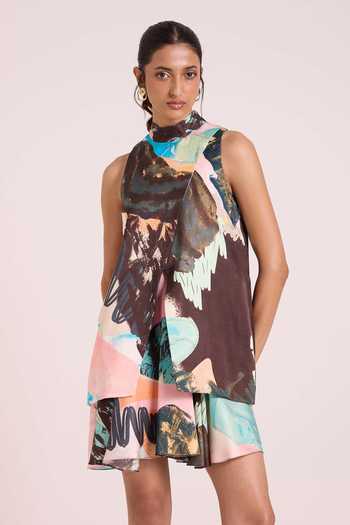 Advait Chione Short Printed Dress 