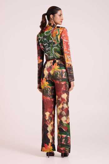 Advait Demeter Cropped Jacket & Trouser Set 