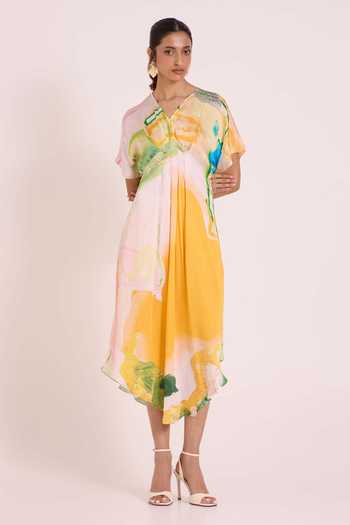 Advait Thalia Printed Cinched Dress 