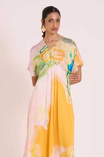 Advait Thalia Printed Cinched Dress 