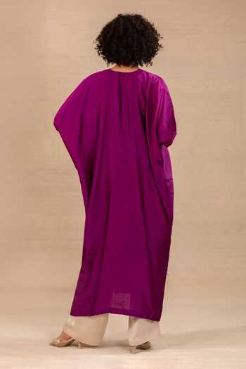 Eeda Silsila Folk Motif Kaftan & Pant Set 