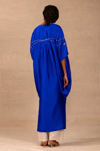 Eeda Silsila Paisley Embroidered Kaftan & Pant Set 