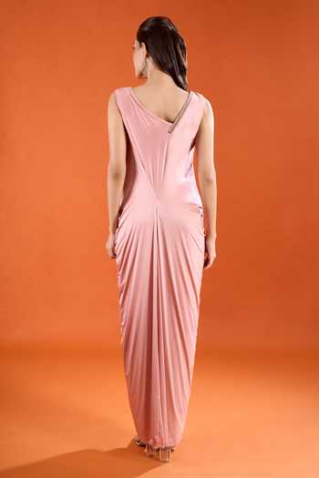 Amit Aggarwal Pleated Draped Dress