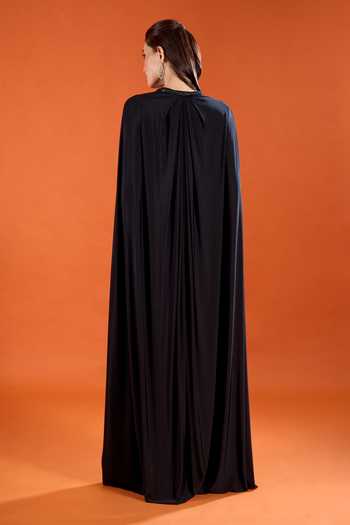 Amit Aggarwal Neckline Embellished Maxi Dress