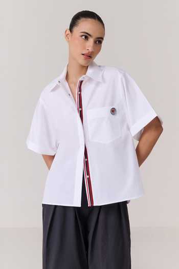 Chillosophy Kuro Red Star Embroidered Back Shirt 