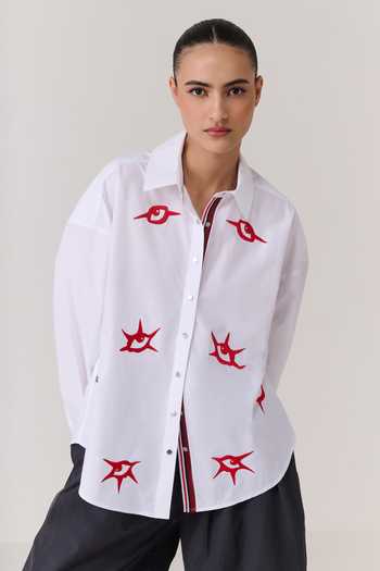 Chillosophy Zyro Eye-Catching Embroidered Shirt 