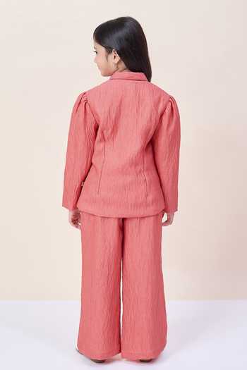 StyloBug Embroidered Shirt & Pant Set 