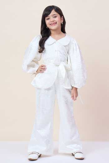 StyloBug Textured Shirt & Pant Set 