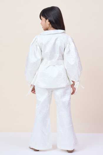 StyloBug Textured Shirt & Pant Set 