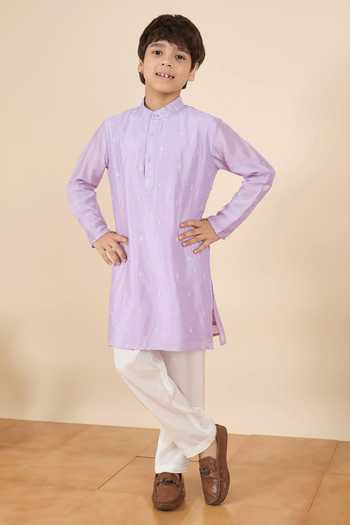 StyloBug Embroidered Kurta & Pant Set 