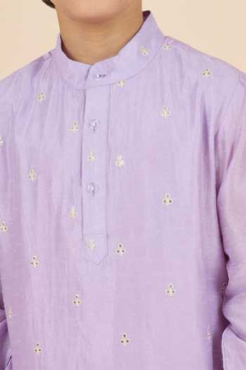 Buy StyloBug Purple Silk Embroidered Kurta And Pant Set Online at Aza Fashions Buy_StyloBug_Purple Silk Embroidered Kurta And Pant Set _Online_at_Aza_Fashions
