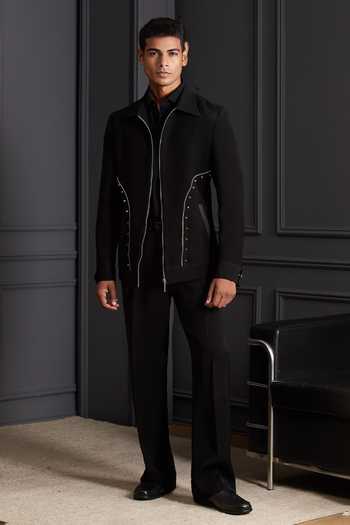 Soniya G Eclipse Zip-Up Jacket & Pant Set 