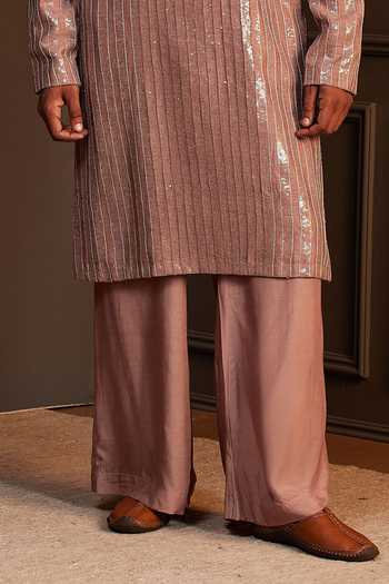 Buy Soniya G Pink Silk Mehr Metallic Sequin Linear Kurta Set Online at Aza Fashions Buy_Soniya G_Pink Silk Mehr Metallic Sequin Linear Kurta Set _Online_at_Aza_Fashions