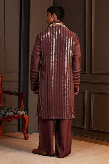 Soniya G Kair Embroidered Kurta Set With Stole 