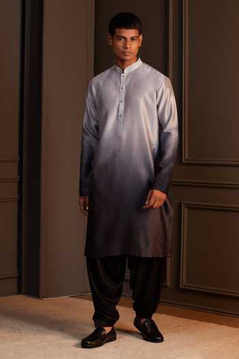 Buy Soniya G Black Silk Ruhan Embroidered Sherwani Set Online at Aza Fashions Buy_Soniya G_Black Silk Ruhan Embroidered Sherwani Set _Online_at_Aza_Fashions