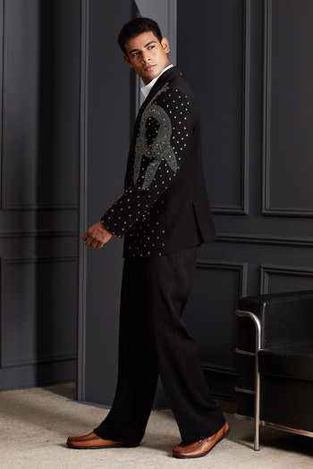 Buy Soniya G Black Suiting Beads, Stones Nirvaan Embroidered Tuxedo Set Online at Aza Fashions Buy_Soniya G_Black Suiting Beads, Stones Nirvaan Embroidered Tuxedo Set _Online_at_Aza_Fashions